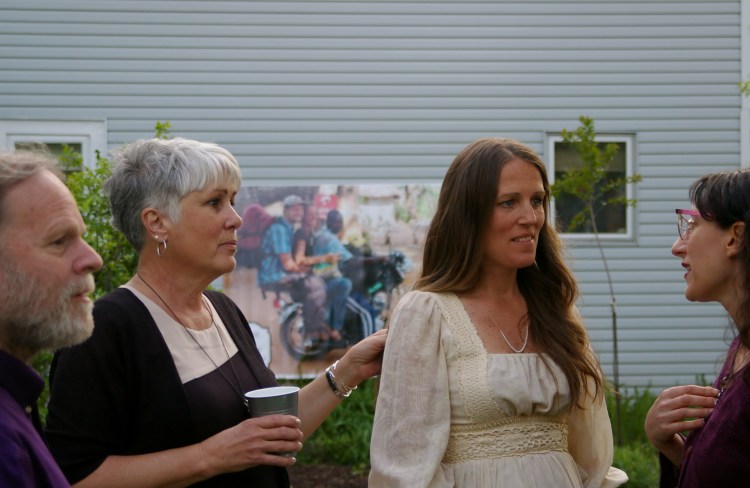 Meeting of families. Photo credit Ty F. Webster.