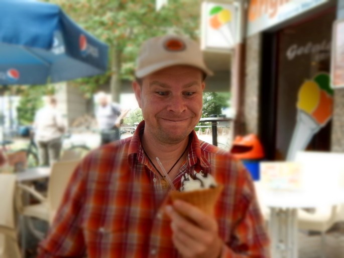 After swimming, a Wundertüte (literally "wonderful bag") was in order!