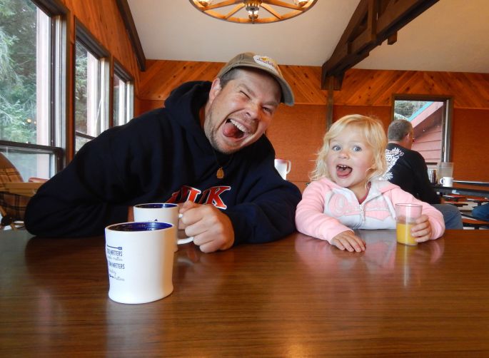 Breakfast buds. All meals are provided during camp and Echo Ranch staff were very organized and helpful!